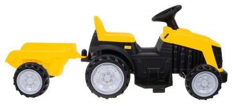 Traktor z Przyczepą Żółty Traktor z Przyczepą Żółty