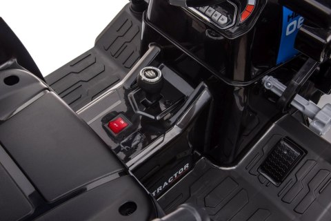 Pojazd MEGA Traktor D68 Z Przyczepką Niebieski Pojazd MEGA Traktor D68 Z Przyczepką Niebieski