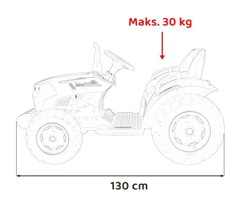 Pojazd Traktor GROW 1804 Jasno Zielony Pojazd Traktor GROW 1804 Jasno Zielony