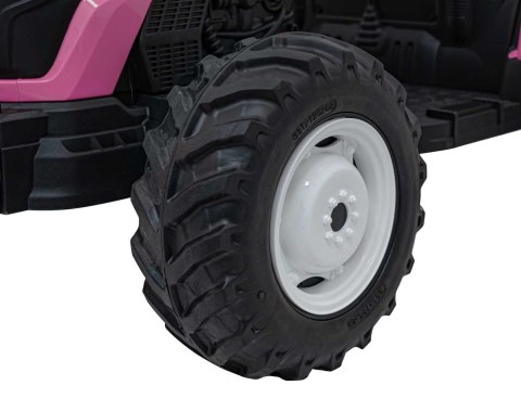 Pojazd Traktor GROW 1804 Różowy Pojazd Traktor GROW 1804 Różowy