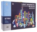 Klocki Magnetyczne Kulka Świecący Zestaw 176el. Klocki Magnetyczne Kulka Świecący Zestaw 176el.
