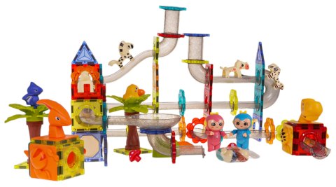 Klocki Magnetyczne Kulka ZOO Zestaw 153el. Klocki Magnetyczne Kulka ZOO Zestaw 153el.