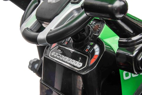 Pojazd MEGA Traktor D68 Z Przyczepką Zielony Pojazd MEGA Traktor D68 Z Przyczepką Zielony