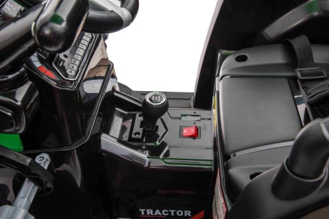 Pojazd MEGA Traktor D68 Z Przyczepką Zielony Pojazd MEGA Traktor D68 Z Przyczepką Zielony