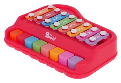 Pianinko Cymbałki Czerwone Pianinko Cymbałki Czerwone