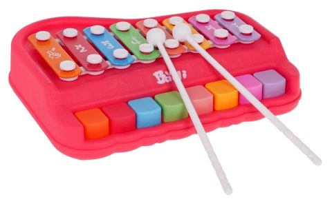 Pianinko Cymbałki Czerwone Pianinko Cymbałki Czerwone