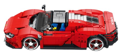 Super Auto Sportowe z klocków Czerwone 1168el. klocki zestaw Reobrix Super Auto Sportowe z klocków Czerwone 1168el. klocki zestaw Reobrix