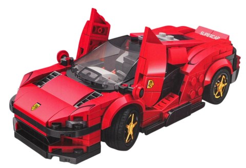 Klocki Auto Sportowe Czerwone 306el. Zestaw Klocków Reobrix Klocki Auto Sportowe Czerwone 306el. Zestaw Klocków Reobrix