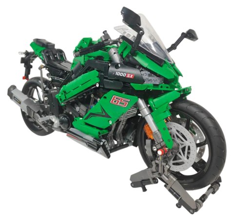 Zestaw Klocków technicznych Motocykl Sportowy Zielony 2304el. Zestaw Klocków technicznych Motocykl Sportowy Zielony 2304el.