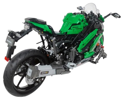 Zestaw Klocków technicznych Motocykl Sportowy Zielony 2304el. Zestaw Klocków technicznych Motocykl Sportowy Zielony 2304el.