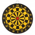 Dart tarcza tablica do rzutek dwustronna 24cm + lotki rzutki Dart tarcza tablica do rzutek dwustronna 24cm + lotki rzutki