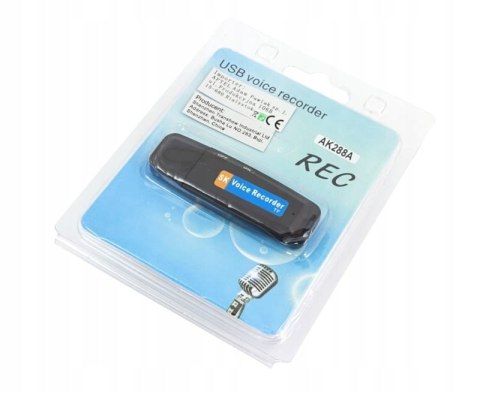 Dyktafon cyfrowy na kartę pamięci microSD Pendrive podsłuch szpiegowski Dyktafon cyfrowy na kartę pamięci microSD Pendrive podsłuch szpiegowski