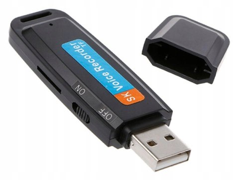Dyktafon cyfrowy na kartę pamięci microSD Pendrive podsłuch szpiegowski Dyktafon cyfrowy na kartę pamięci microSD Pendrive podsłuch szpiegowski