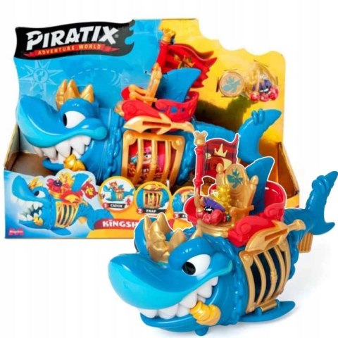 PIRATIX - KING SHARK SERIA GOLDEN TREASURE REKIN FIGURKA KOLEKCJONERSKA PIRATIX - KING SHARK SERIA GOLDEN TREASURE REKIN FIGURKA KOLEKCJONERSKA