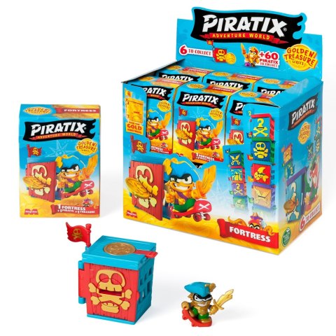 PIRATIX Piraci Golden Treasure Fortress FORTECA + Figurka kolekcjonerska PIRATIX Piraci Golden Treasure Fortress FORTECA + Figurka kolekcjonerska
