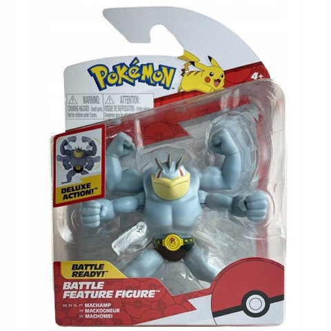 Pokemon figurka akcji Machamp ruchome elementy Jazwares figurka bitewna Pokemon figurka akcji Machamp ruchome elementy Jazwares figurka bitewna
