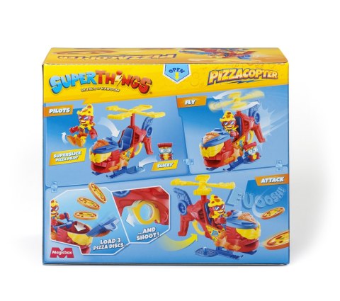 SuperThings helikopter Pizzacopter latające dyski pizza SuperThings helikopter Pizzacopter latające dyski pizza