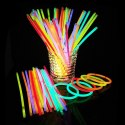 Światło lightstick 100 sztuk świecące opaski świetliki bransoletki