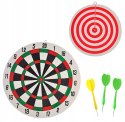 Tarcza dart tablica do rzutek dwustronna 30cm + lotki rzutki Tarcza dart tablica do rzutek dwustronna 30cm + lotki rzutki