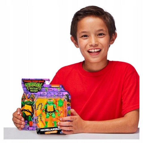 Turtles Wojownicze Żółwie Ninja figurka Michelangelo + akcesoria Turtles Wojownicze Żółwie Ninja figurka Michelangelo + akcesoria