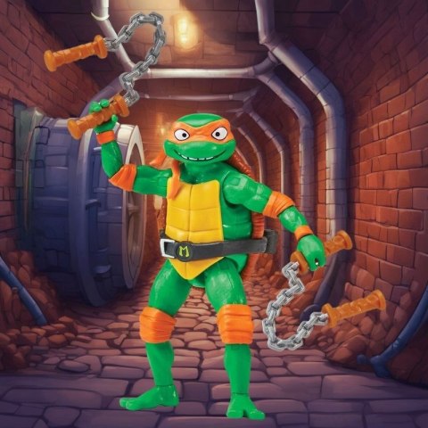Turtles Wojownicze Żółwie Ninja figurka Michelangelo + akcesoria Turtles Wojownicze Żółwie Ninja figurka Michelangelo + akcesoria