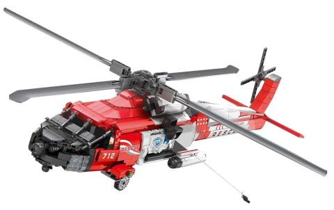 Helikopter ratunkowy z klocków HH-60J 1137el. Zestaw Klocki Reobrix Helikopter ratunkowy z klocków HH-60J 1137el. Zestaw Klocki Reobrix