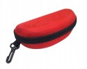 Etui na okulary twardy pokrowiec na okulary czerwony Etui na okulary twardy pokrowiec na okulary czerwony