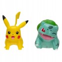 Pokemony - Zestaw 2 figurek Bulbasaur i Pikachu figurki bitewne Pokemony - Zestaw 2 figurek Bulbasaur i Pikachu figurki bitewne