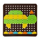 Układanka kreatywna logiczna puzzle mozaika geometryczne kształty Układanka kreatywna logiczna puzzle mozaika geometryczne kształty