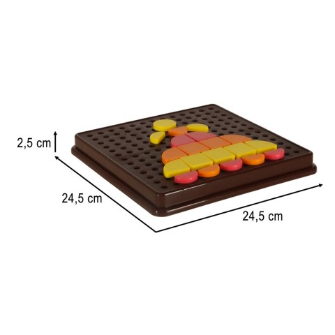 Układanka kreatywna logiczna puzzle mozaika geometryczne kształty Układanka kreatywna logiczna puzzle mozaika geometryczne kształty