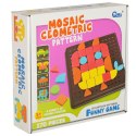 Układanka kreatywna logiczna puzzle mozaika geometryczne kształty Układanka kreatywna logiczna puzzle mozaika geometryczne kształty