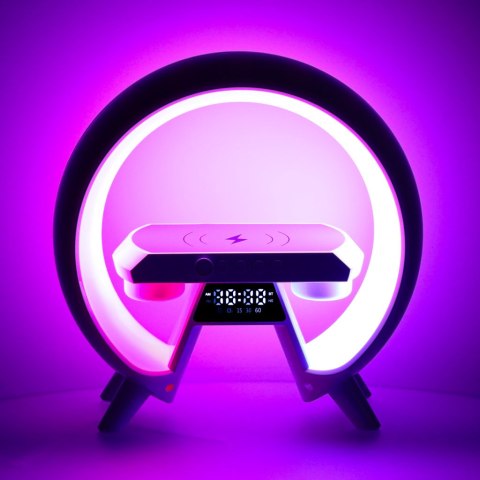 Lampka LED z ładowarką indukcyjną z radiem Lampka LED z ładowarką indukcyjną z radiem