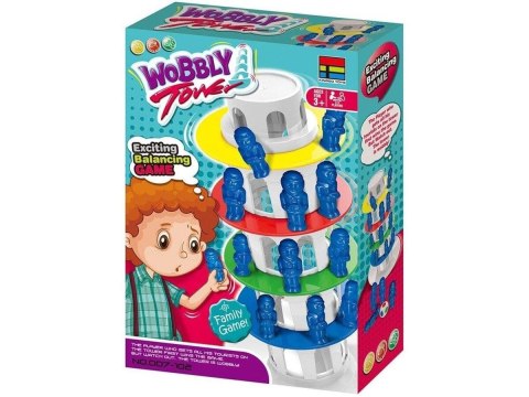Rodzinna gra zręcznościowa CHWIEJNA WIEŻA "Wobbly Tower" Ruchoma, krzywa wieża Rodzinna gra zręcznościowa CHWIEJNA WIEŻA "Wobbly Tower" Ruchoma, krzywa wieża