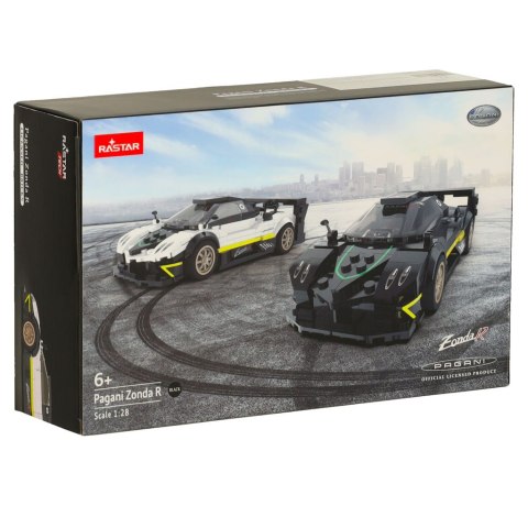 Samochód Rastar 93900-B pagani Zonda R 1:28 klocki 387 el. Samochód Rastar 93900-B pagani Zonda R 1:28 klocki 387 el.