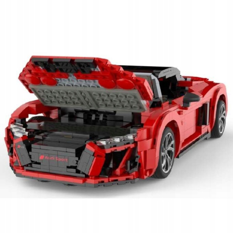 Samochód Rastar 93800 AUDI R8 Spyder 1:14 klocki 1440 el. Samochód Rastar 93800 AUDI R8 Spyder 1:14 klocki 1440 el.