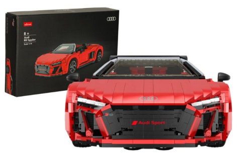 Samochód Rastar 93800 AUDI R8 Spyder 1:14 klocki 1440 el. Samochód Rastar 93800 AUDI R8 Spyder 1:14 klocki 1440 el.