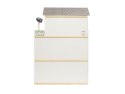 Domek dla lalek drewniany MDF mebelki 122cm XXL LED Domek dla lalek drewniany MDF mebelki 122cm XXL LED
