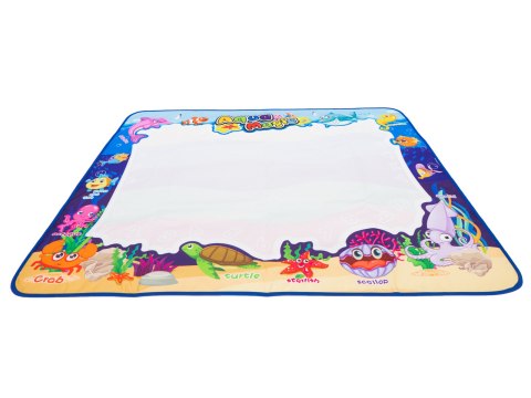 Mata wodna do malowania rysowania wodą XXL piecżtki szablony zestaw 100x80cm Mata wodna do malowania rysowania wodą XXL piecżtki szablony zestaw 100x80cm