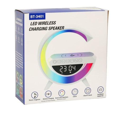 Lampka LED z ładowarką indukcyjną z radiem Lampka LED z ładowarką indukcyjną z radiem