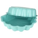 Piaskownica zamykana basen Muszelka Twins podwójna 2w1 160x87,5x19,5cm miętowa Piaskownica zamykana basen Muszelka Twins podwójna 2w1 160x87,5x19,5cm miętowa