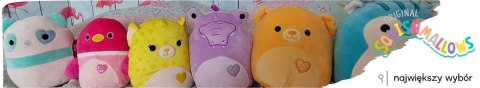 Squishmallows original maskotka pluszak pies dalmatyńczyk Dustin 19cm