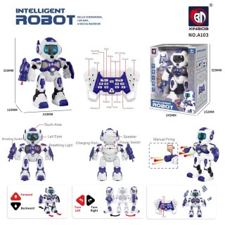 Wielofunkcyjny Robot A08 z Funkcją Strzelania