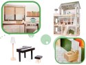 LULILO Domek dla lalek drewniany FLORO boho LED 78cm LULILO Domek dla lalek drewniany FLORO boho LED 78cm