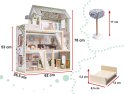 LULILO Domek dla lalek drewniany FLORO boho LED 78cm LULILO Domek dla lalek drewniany FLORO boho LED 78cm