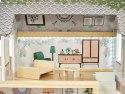 LULILO Domek dla lalek drewniany FLORO boho LED 78cm LULILO Domek dla lalek drewniany FLORO boho LED 78cm
