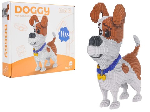 Klocki Piesek do Złożenia Jack Russell zestaw konstrukcyjny 3D 1930el.