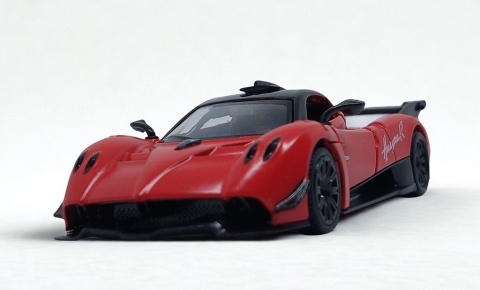 Pagani Huayra R Red Auto Kolekcjonerskie Samochód napęd Pull-Back 1:32