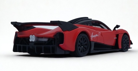 Pagani Huayra R Red Auto Kolekcjonerskie Samochód napęd Pull-Back 1:32