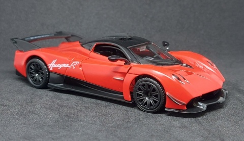 Pagani Huayra R Red Auto Kolekcjonerskie Samochód napęd Pull-Back 1:32