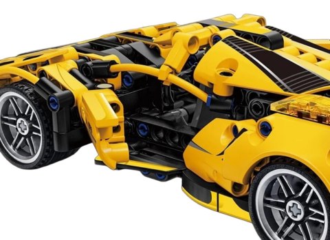 Klocki Auto Sportowe Żółte 422el. samochód z klocków